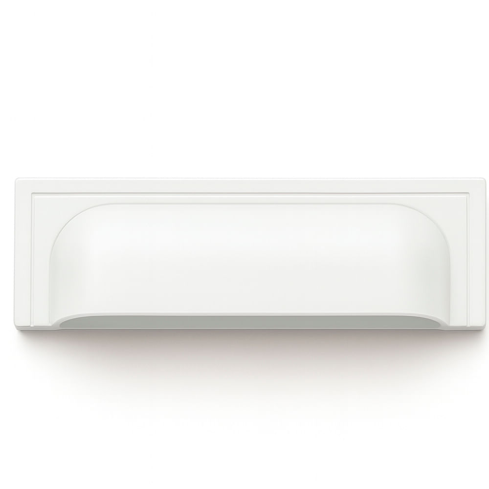 Puxador Plymouth 80mm Branco Zen